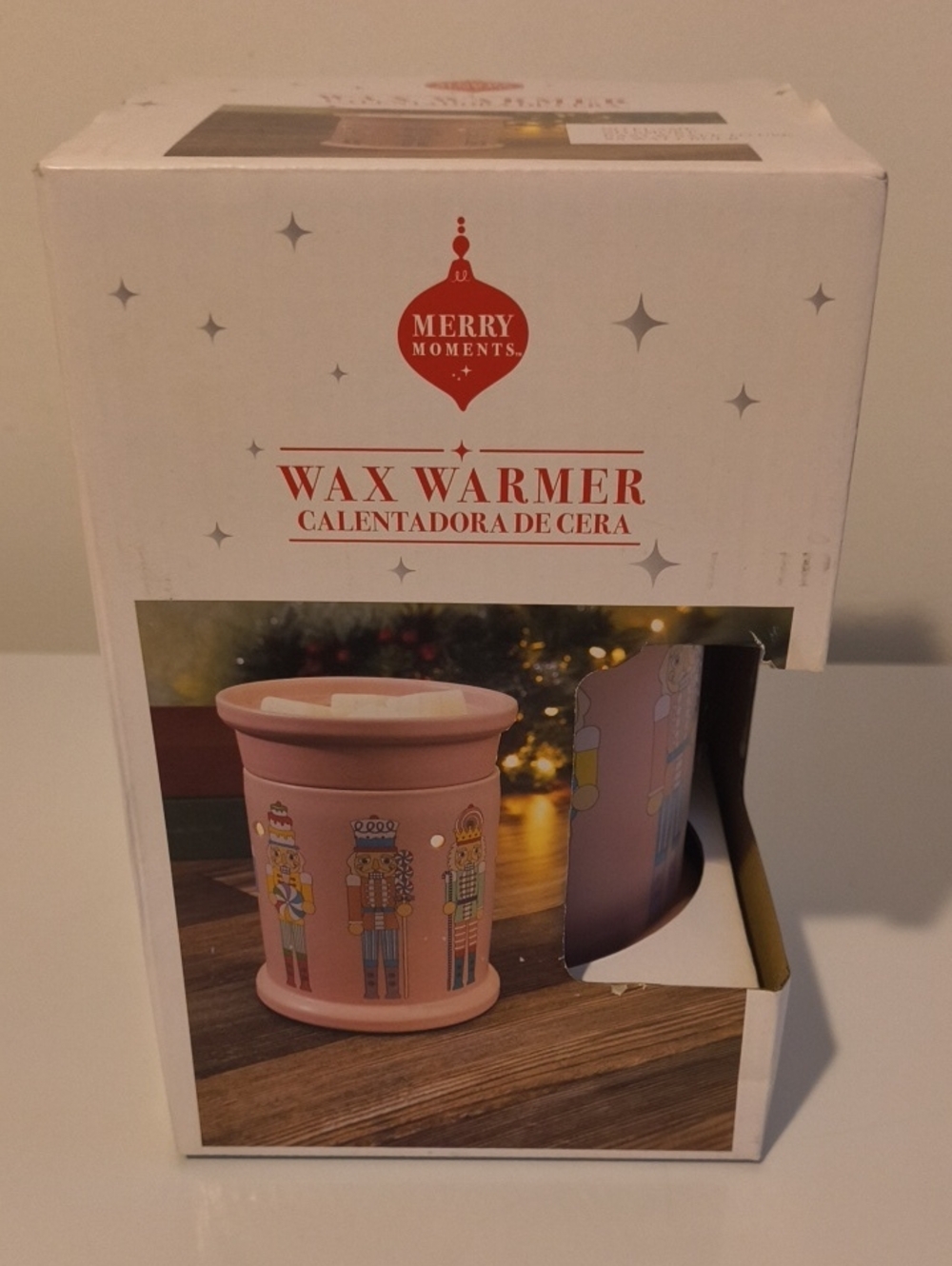 Merry Moments Pink Nutcracker Wax Warmer